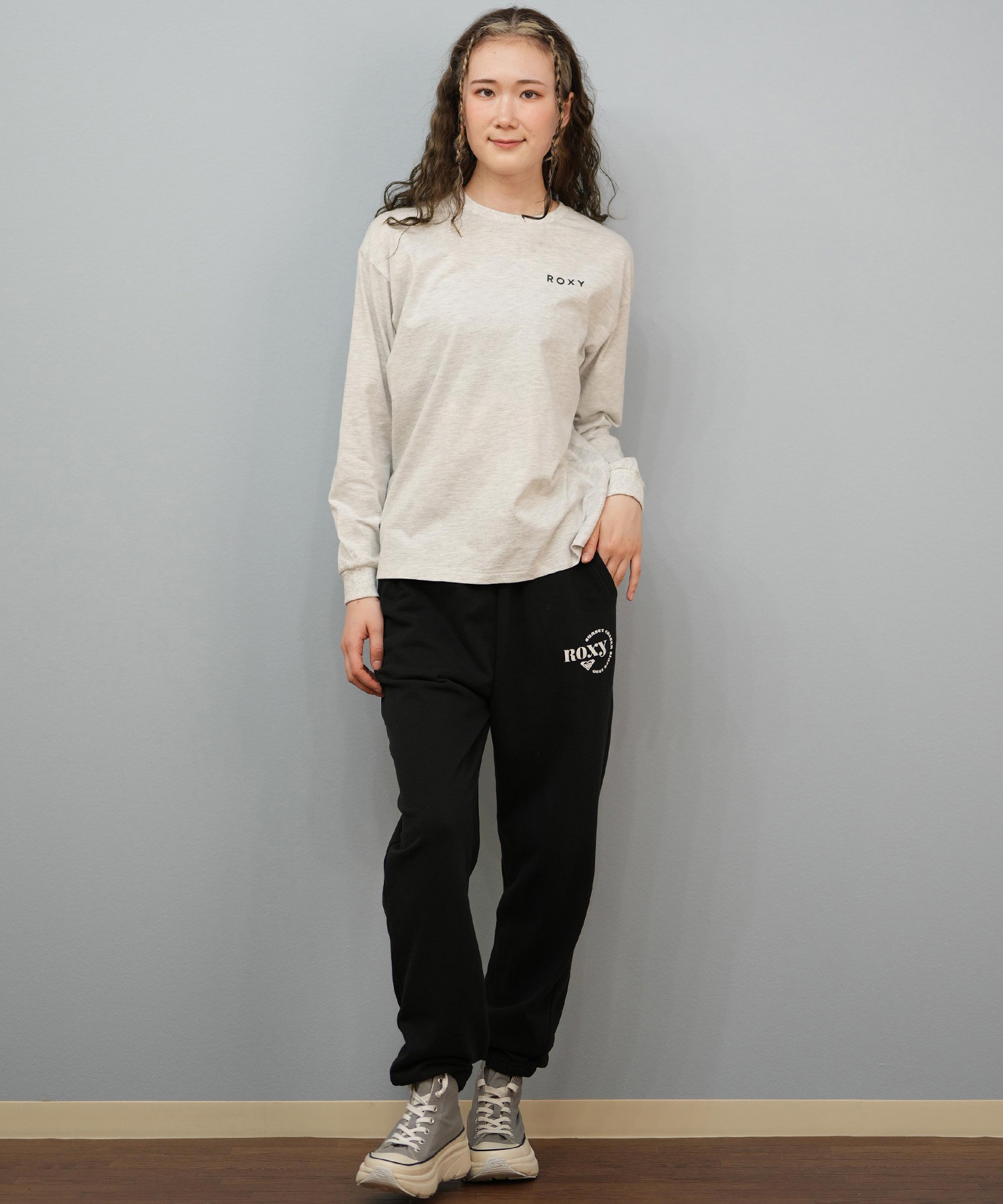 ROXY ロキシー 長袖 Tシャツ ロンT レディース バックプリント ロゴ