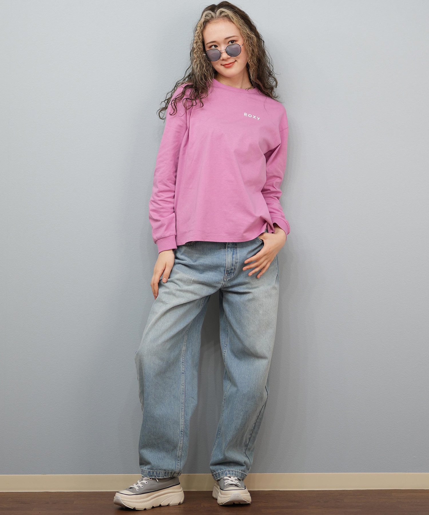 ROXY ロキシー 長袖 Tシャツ ロンT レディース バックプリント ロゴ