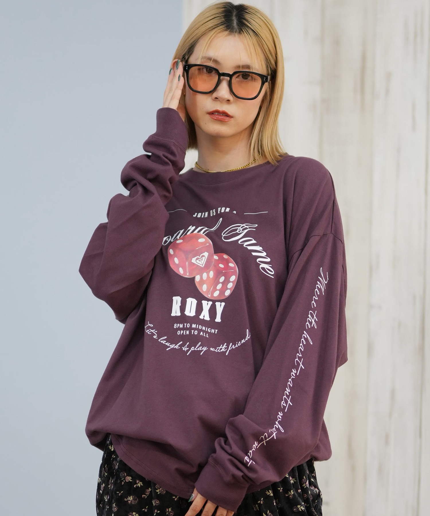 ROXY ロキシー 長袖 Tシャツ ロンT レディース ロゴ BOARD GAME NIGHT