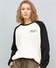 ROXY ロキシー 長袖 Tシャツ ロンT レディース シンプル SUNSET CHASER RAGLAN ロンT RLT254629M(BEG-M)