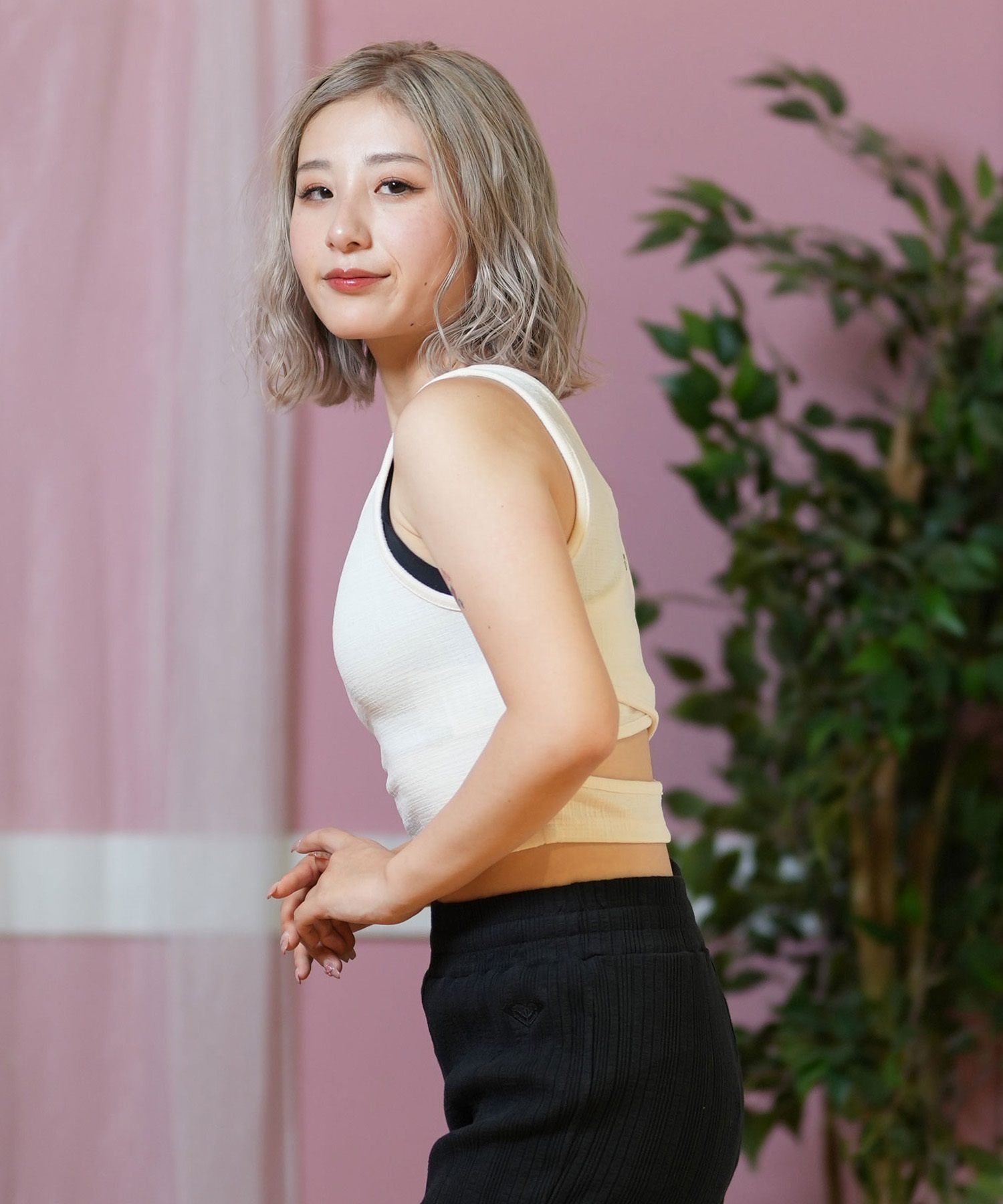 ROXY ロキシー タンクトップ レディース クロップド丈 GOOD