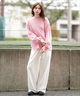 ROXY ロキシー ロングパンツ スウェットパンツ レディース ワンポイント ロゴ 裏毛 セットアップ対応 RPT251069(WHT-S)