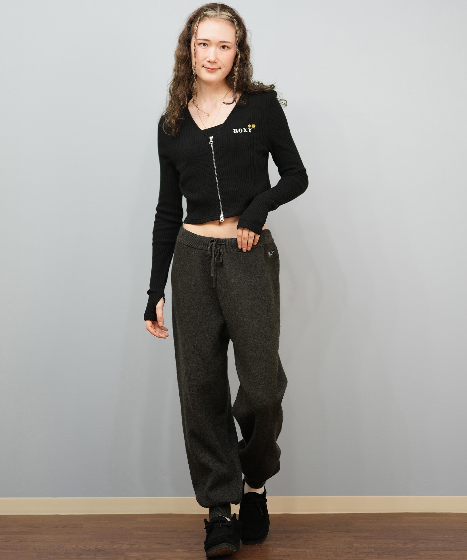 ROXY ロキシー ロングパンツ レディース スウェット ニット パンツ