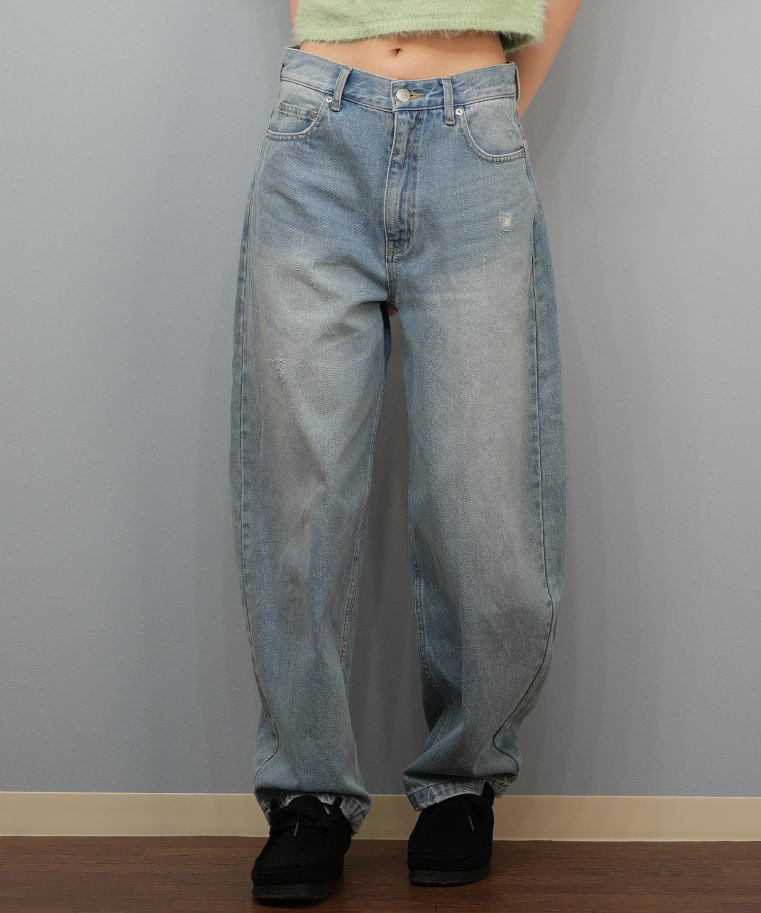 ROXY ロキシー ロングパンツ レディース デニム パンツ Gパン ハイ