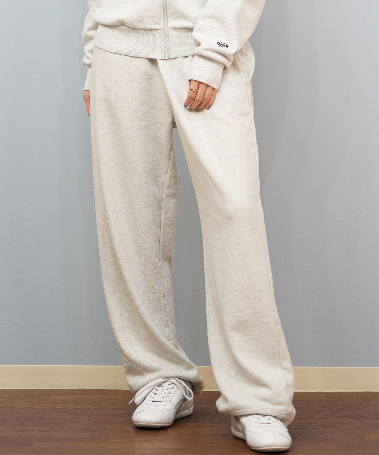 ROXY ロキシー ロングパンツ レディース スウェット パンツ シンプル ロゴ YOLO PANTS RPT254017(BBK-S)