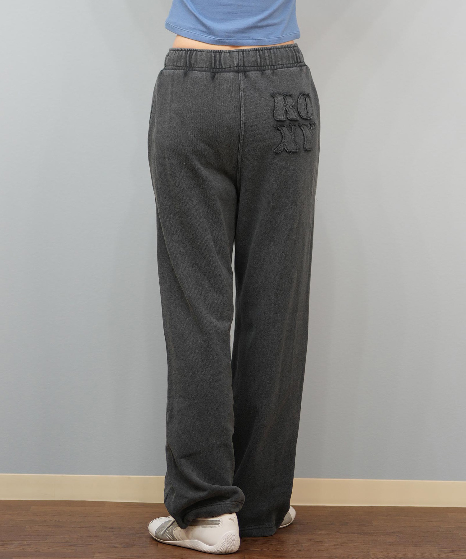 ROXY ロキシー ロングパンツ レディース スウェット パンツ シンプル ロゴ YOLO PANTS RPT254017(BBK-S)