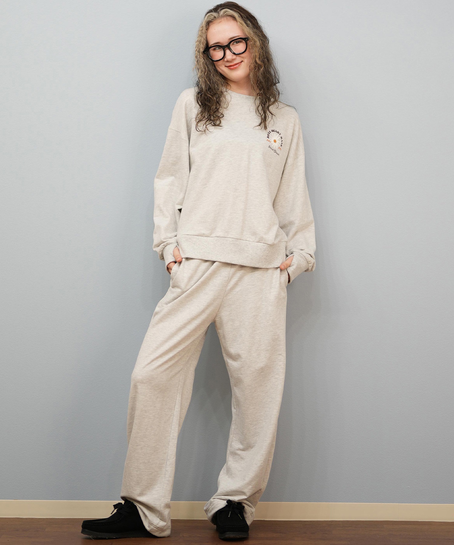 ROXY ロキシー ロングパンツ レディース スウェット パンツ セットアップ対応 SUN AND SURF PANTS RPT254044(BBK-S)