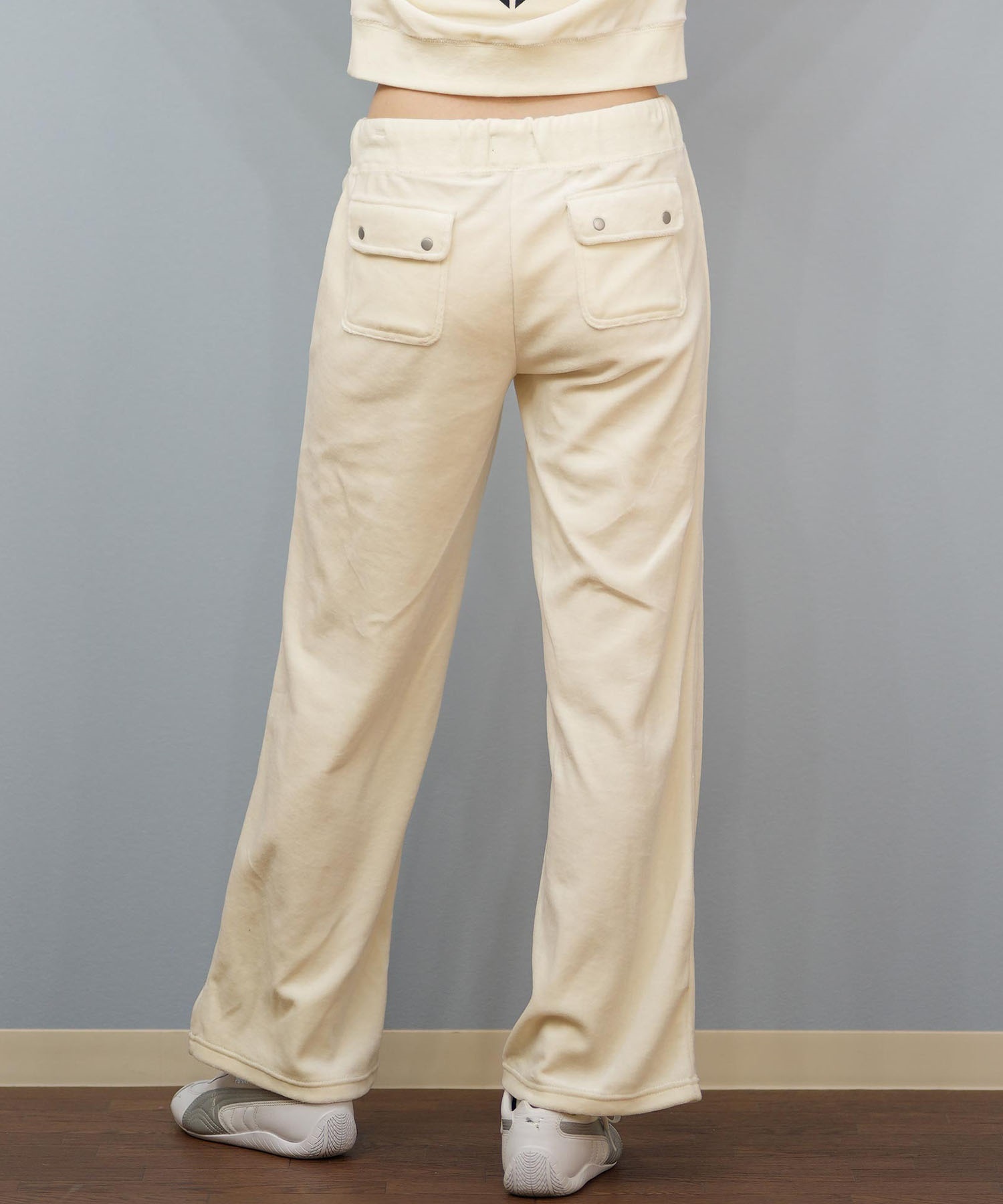 ROXY ロキシー × MANA ロングパンツ レディース ベロア セットアップ対応 ROXY CRUISERS RPT254618T(NVY-M)