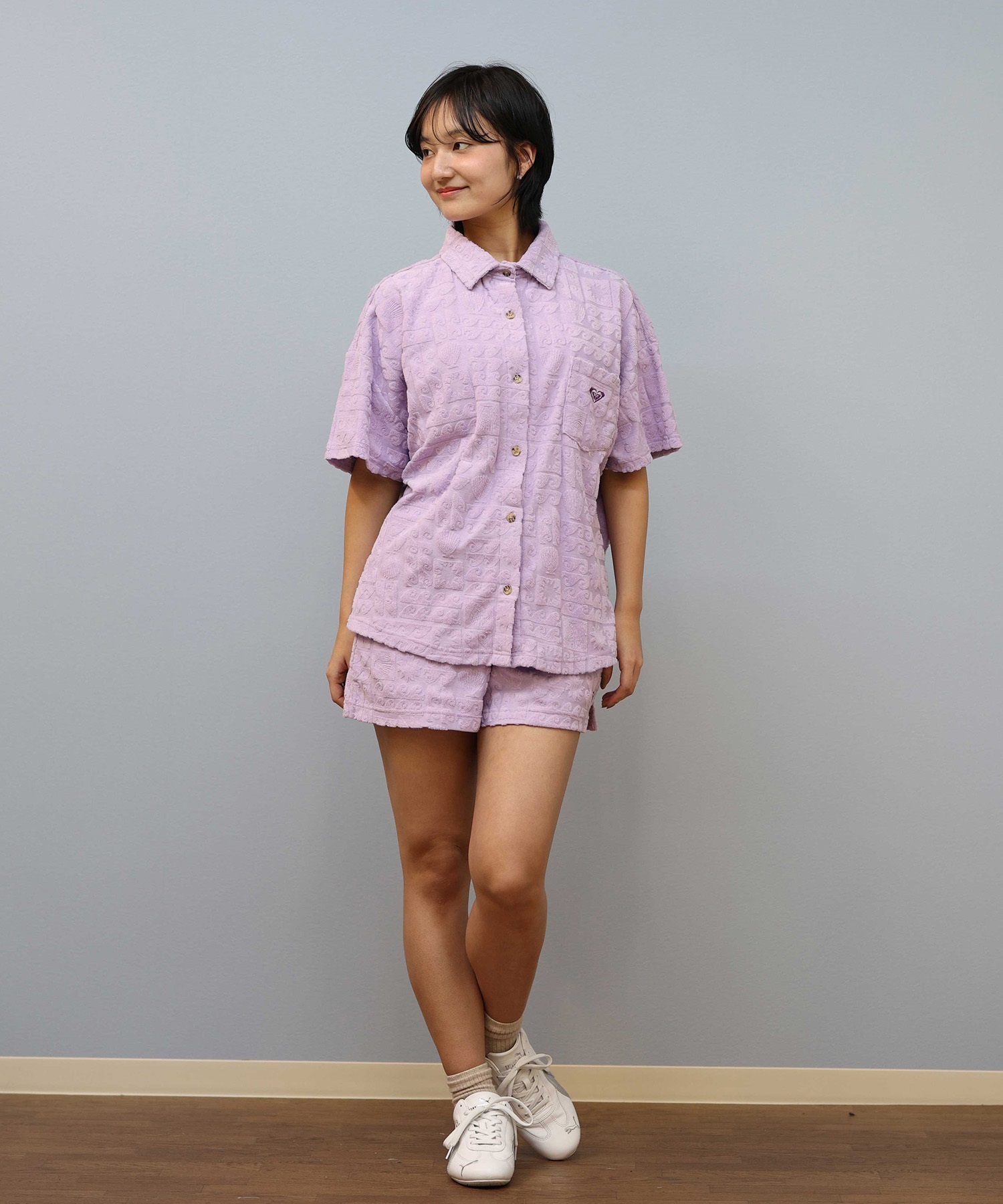 ROXY ロキシー ショートパンツ レディース パイル生地 ショーツ