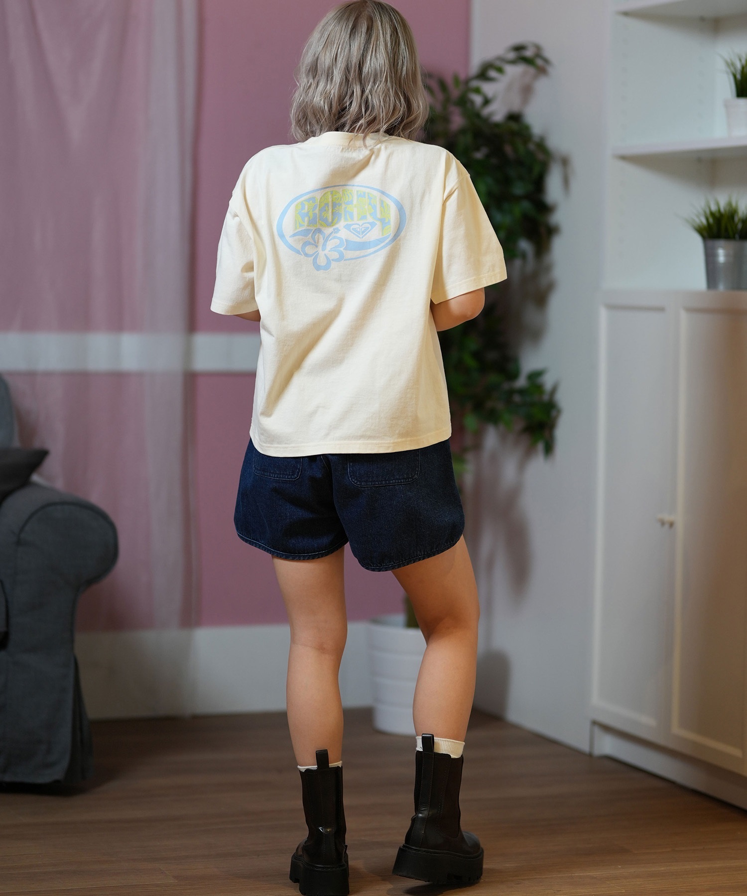 ROXY ロキシー ショートパンツ レディース デニムショーツ RPT252048(CBN-S)