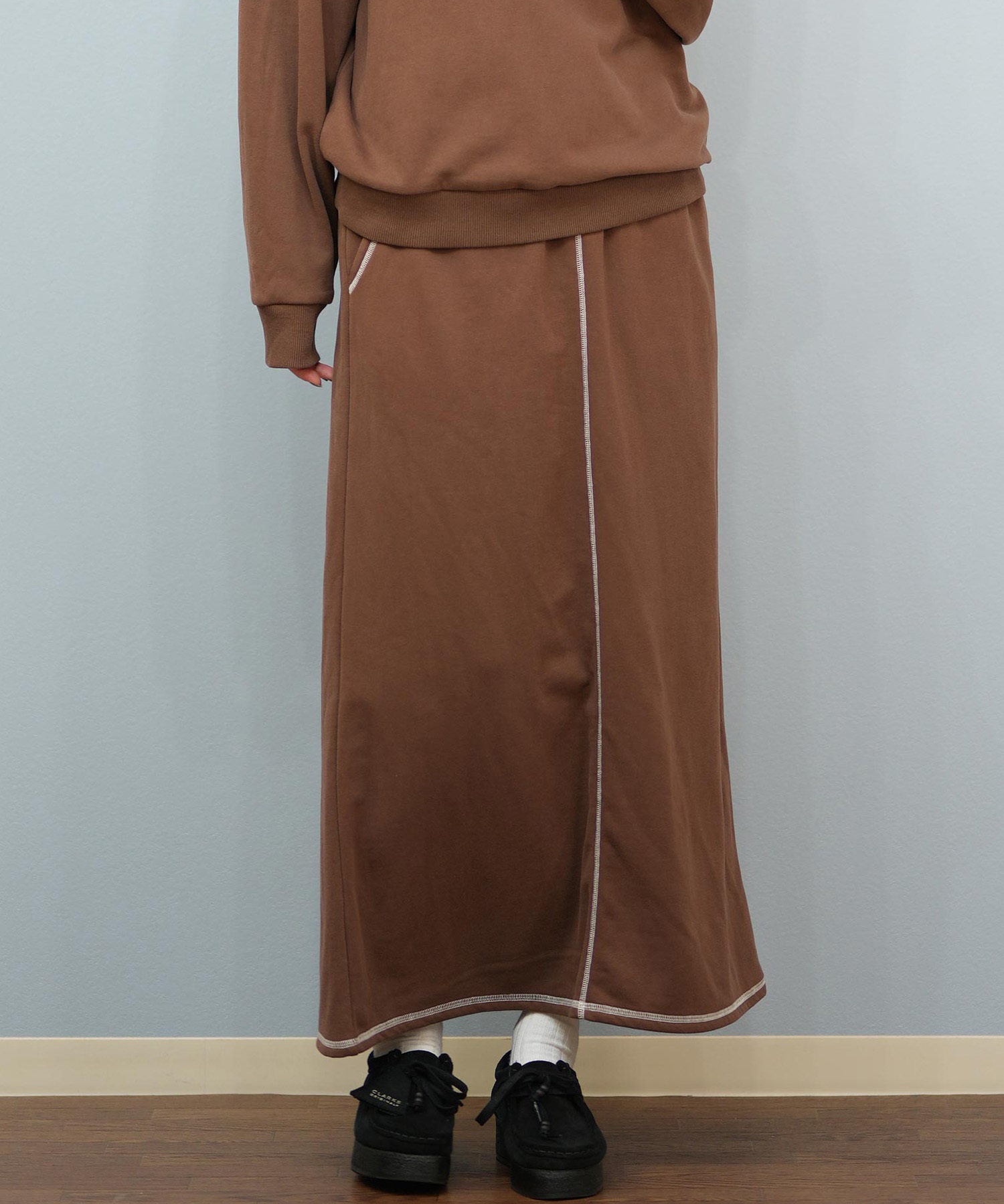 ROXY ロキシー スカート レディース ロングスカート シンプル ロゴ JIVY SKIRTS RSK254003(BLK-M)