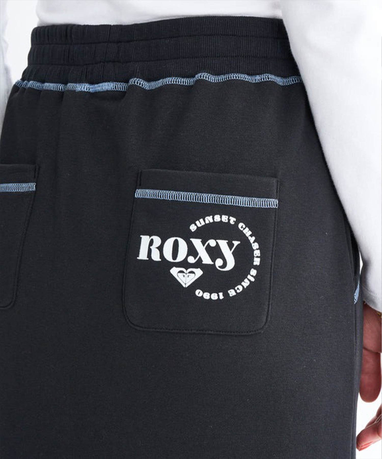 ROXY ロキシー スカート レディース ロングスカート シンプル ロゴ JIVY SKIRTS RSK254003(BLK-M)