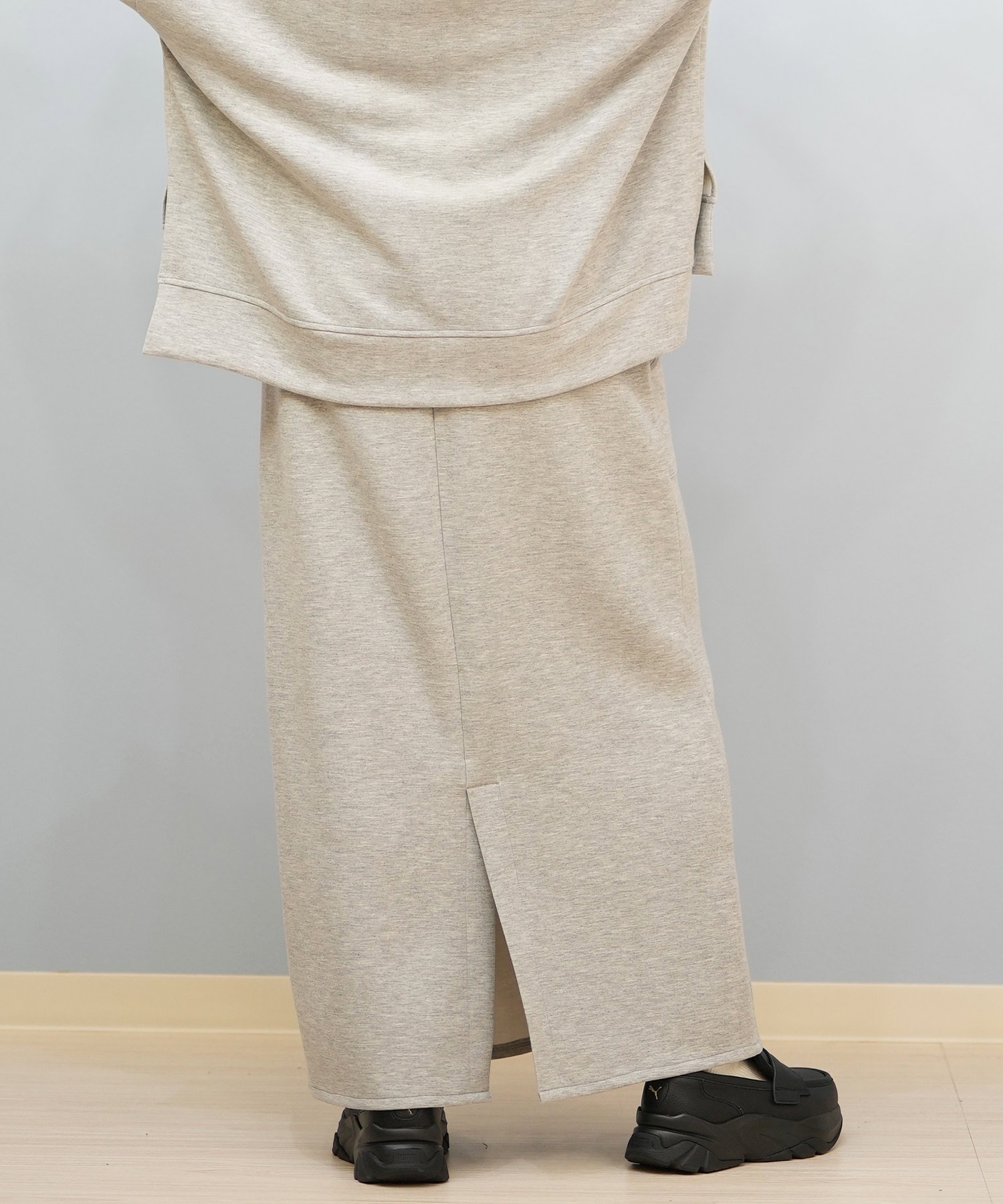 ROXY ロキシー ロングスカート レディース ロゴ ワンポイント セットアップ対応 RSK254612M(BLK-M)