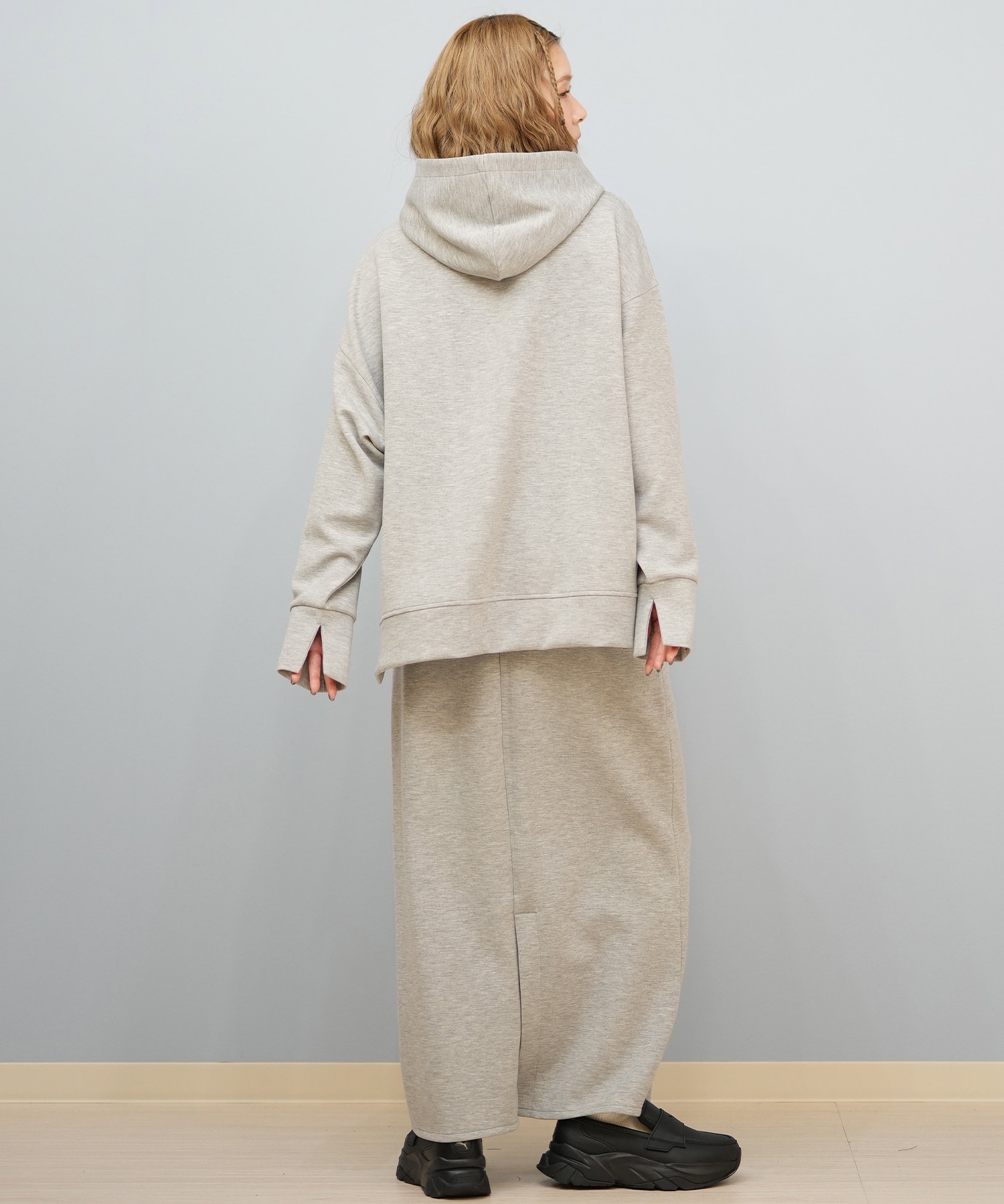 ROXY ロキシー ロングスカート レディース ロゴ ワンポイント セットアップ対応 RSK254612M(BLK-M)