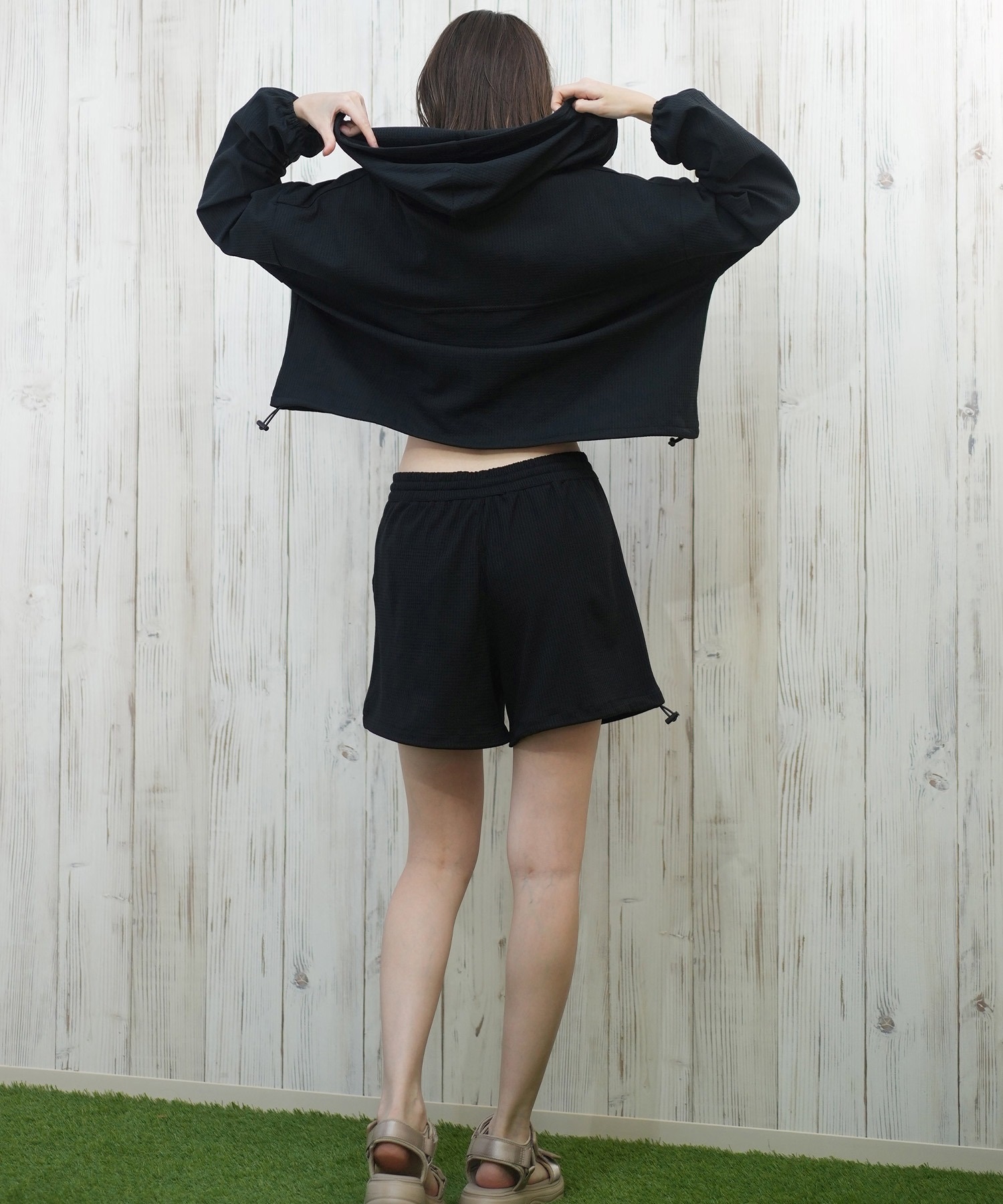 ROXY ロキシー 水着 レディース トランクス ボードショーツ ショートパンツ ワンポイント ロゴ 水陸両用 RBS251015(WHT-M)