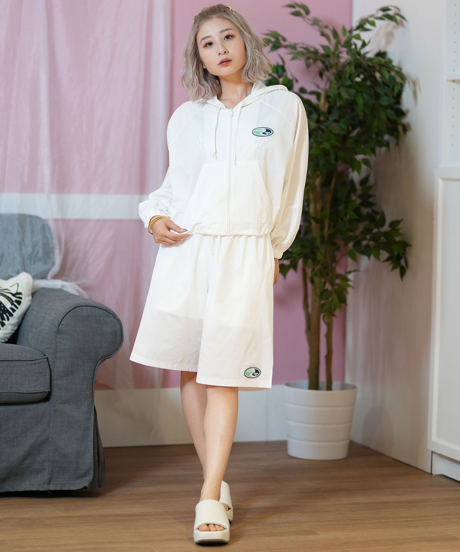 ROXY ロキシー 水着 レディース トランクス 水陸両用 UVカット RBS252063(WHT-M)
