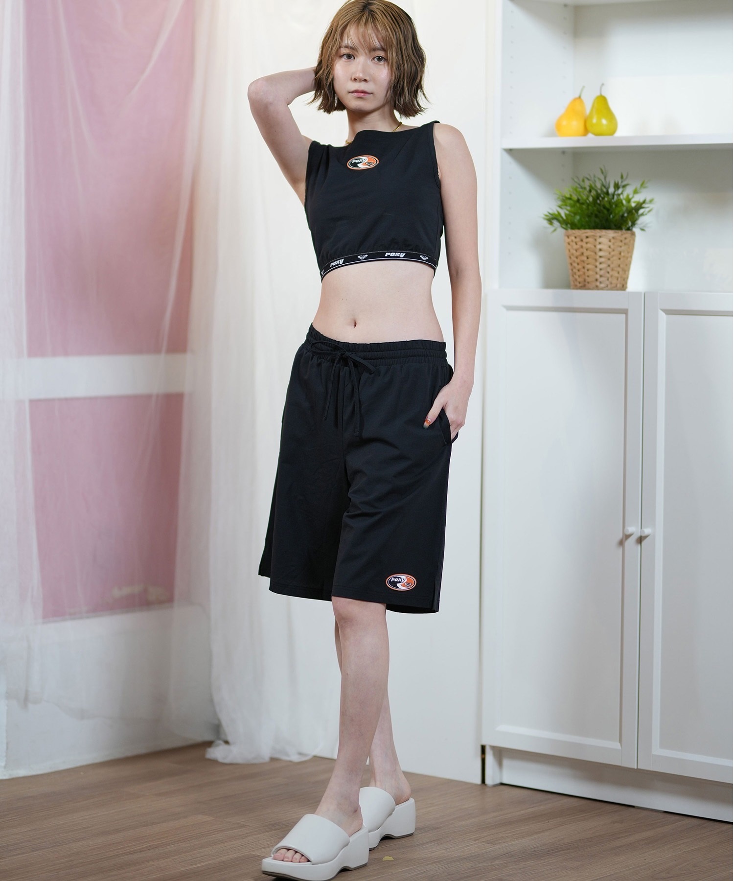 ROXY ロキシー 水着 レディース トランクス 水陸両用 UVカット RBS252063(WHT-M)