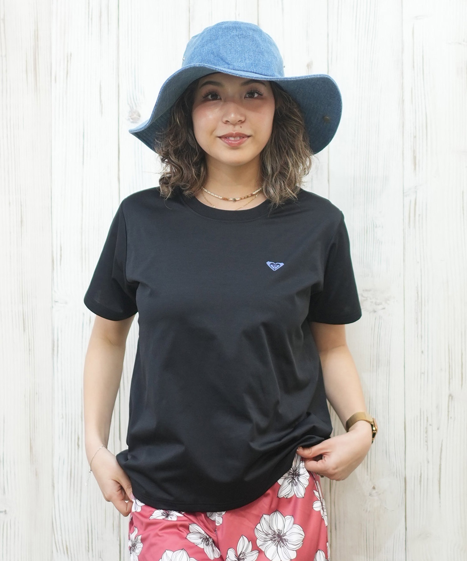 tシャツ 「水陸両用」ROXY Tシャツラッシュガード/着るUVケア RLY251037 レディース ROXY ロキシー 水着 レディース ラッシュガード 半袖 Tシャツ