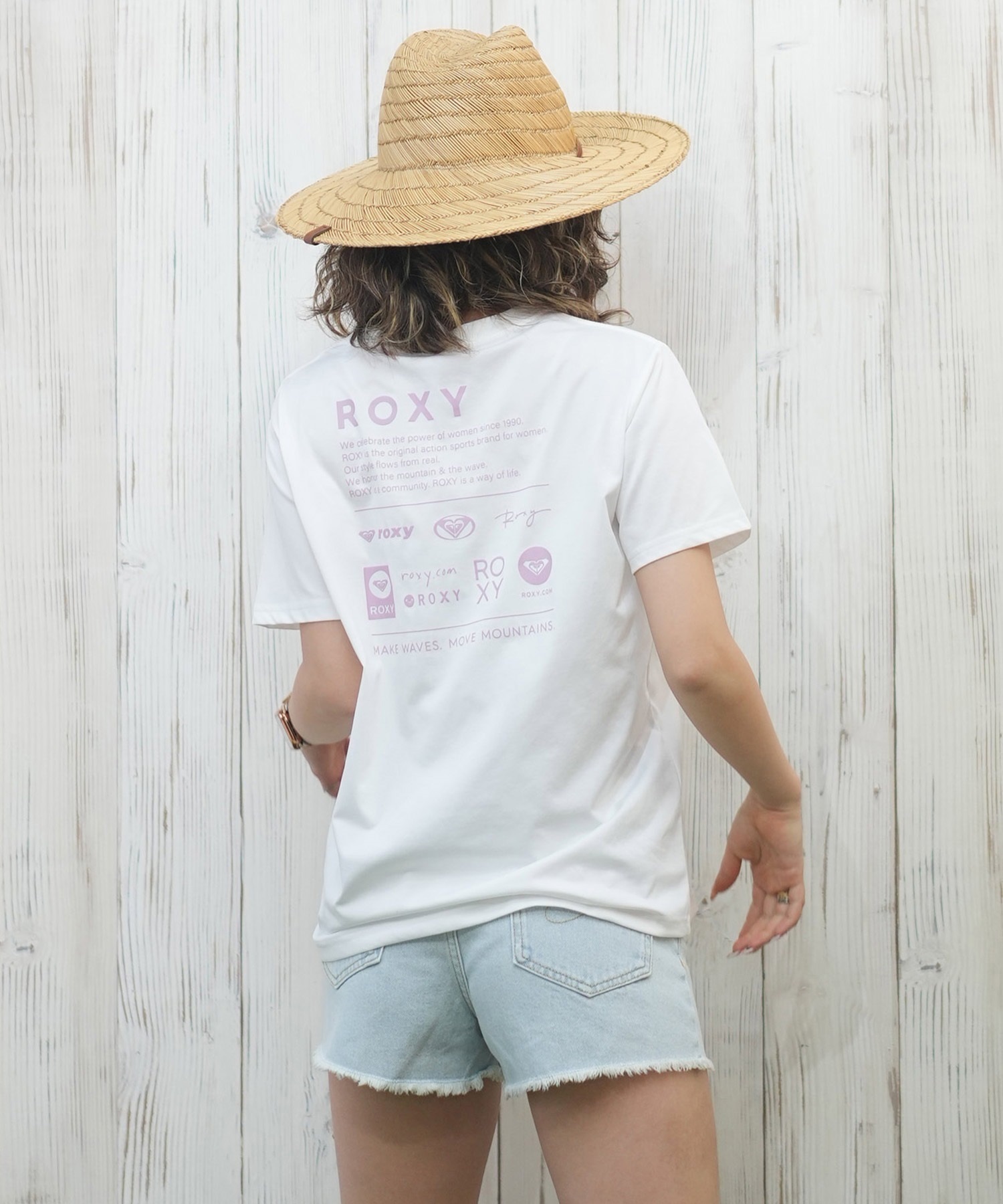 tシャツ 「水陸両用」ROXY Tシャツラッシュガード/着るUVケア RLY251037 レディース ROXY ロキシー 水着 レディース ラッシュガード 半袖 Tシャツ
