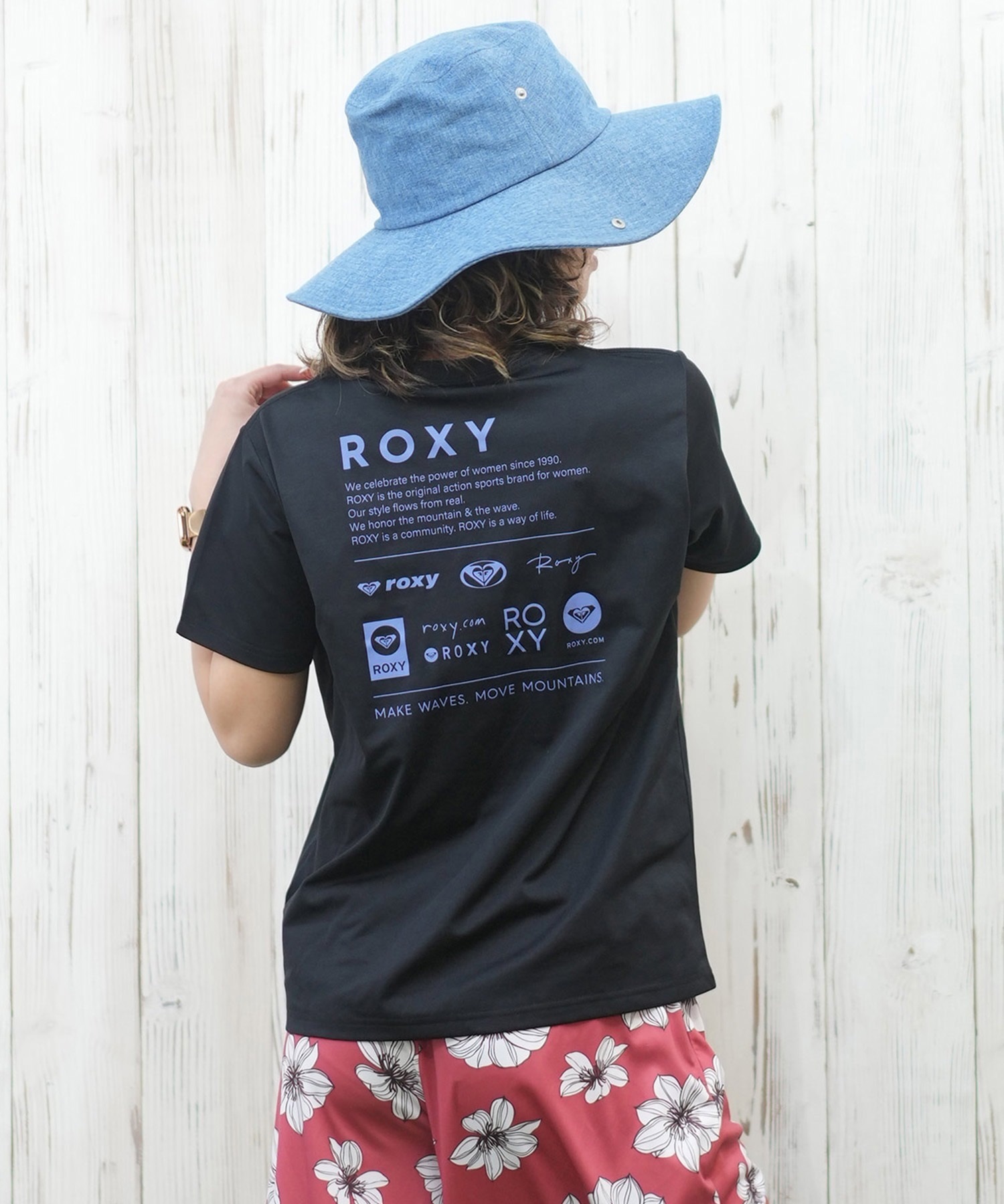tシャツ 「水陸両用」ROXY Tシャツラッシュガード/着るUVケア RLY251037 レディース ROXY ロキシー 水着 レディース ラッシュガード 半袖 Tシャツ