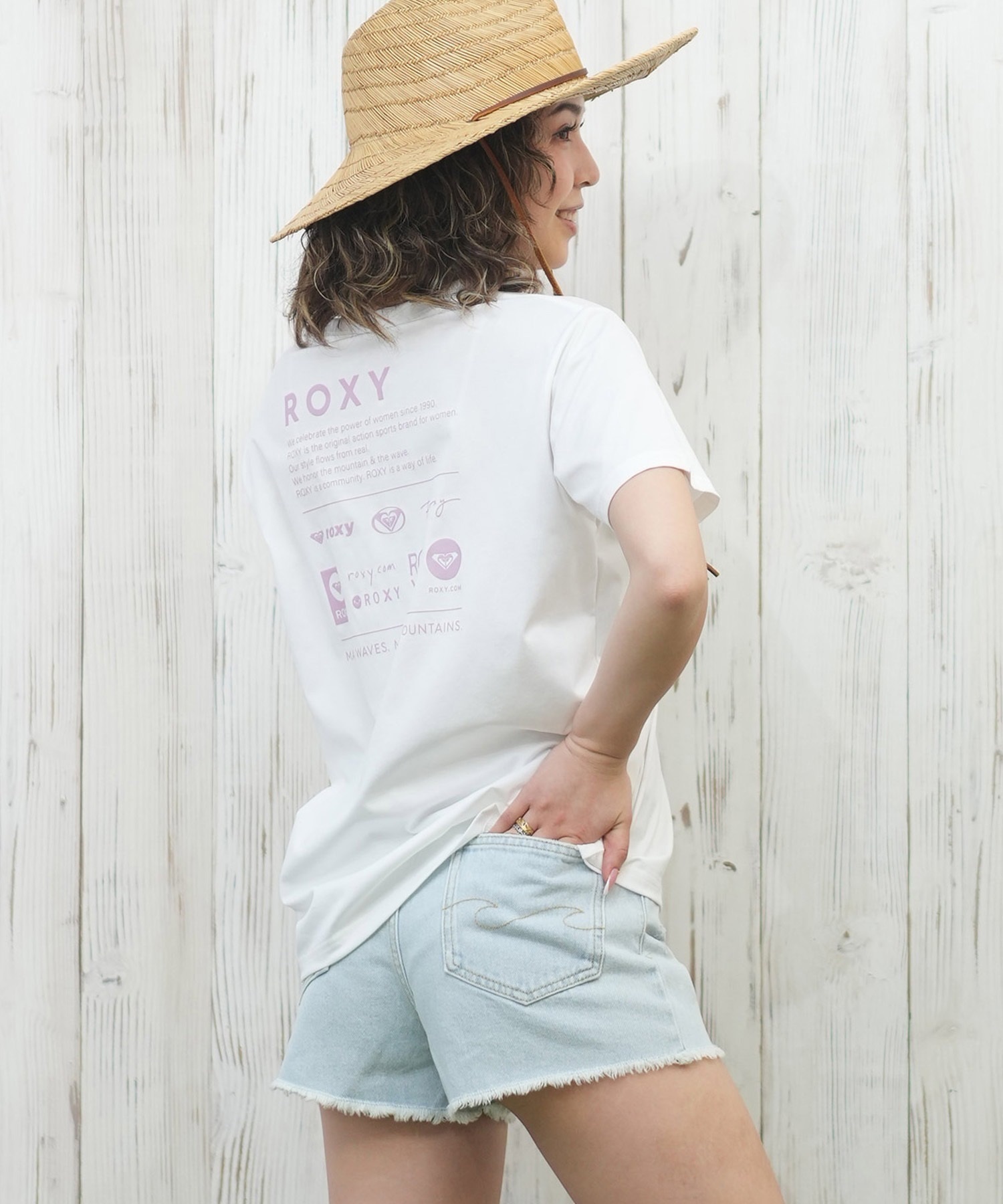 ROXY ロキシー 水着 レディース ラッシュガード 半袖 Tシャツ 水陸両用