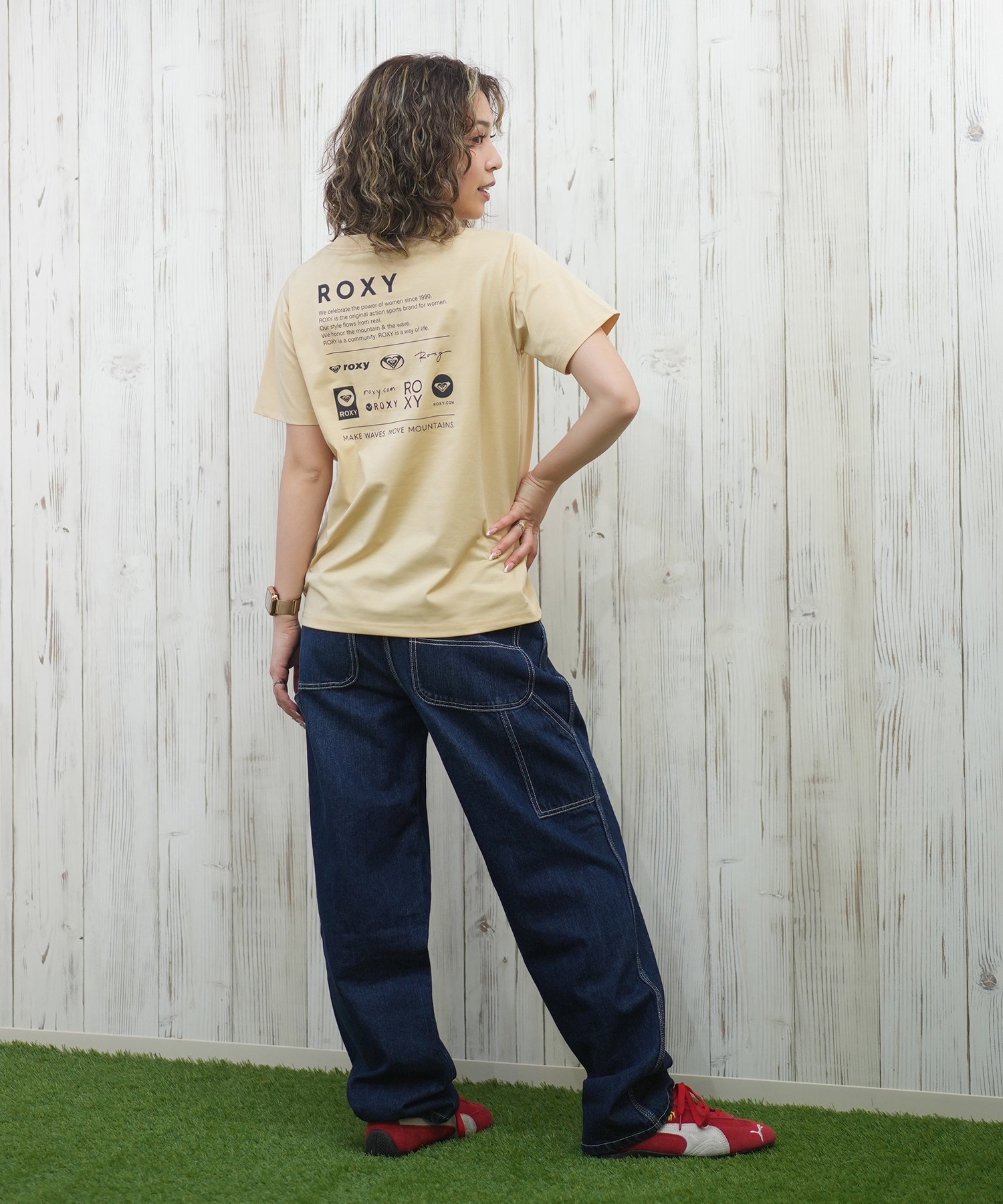 tシャツ 「水陸両用」ROXY Tシャツラッシュガード/着るUVケア RLY251037 レディース ROXY ロキシー 水着 レディース ラッシュガード 半袖 Tシャツ