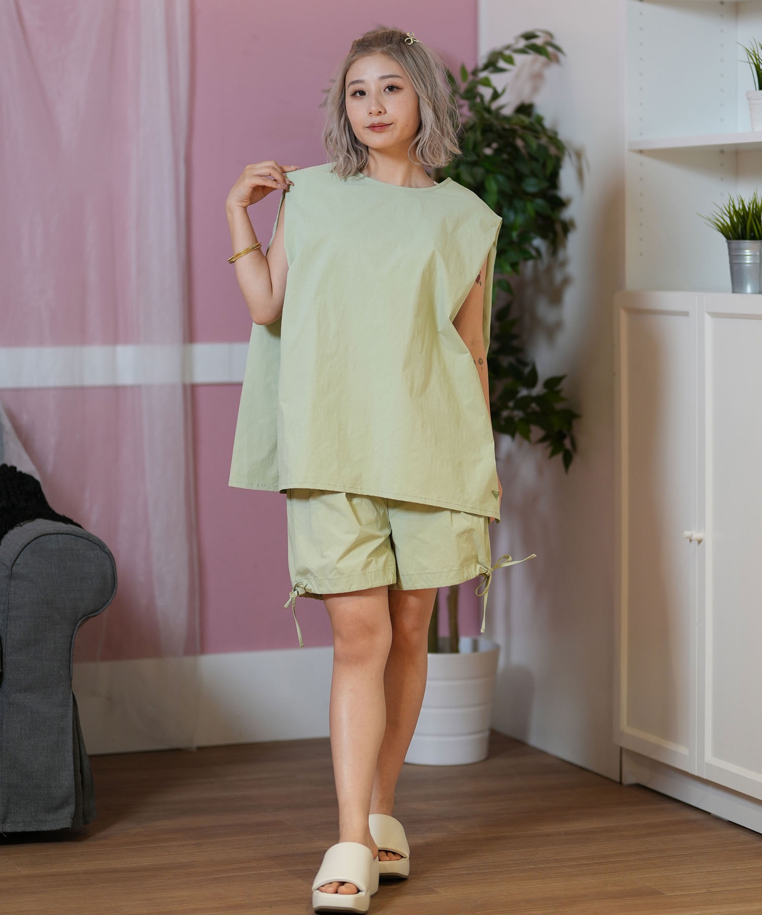 【セットアップMサイズ】ROXY(ロキシー) ROXY ロキシー 水着 ラッシュガード セットアップ レディース