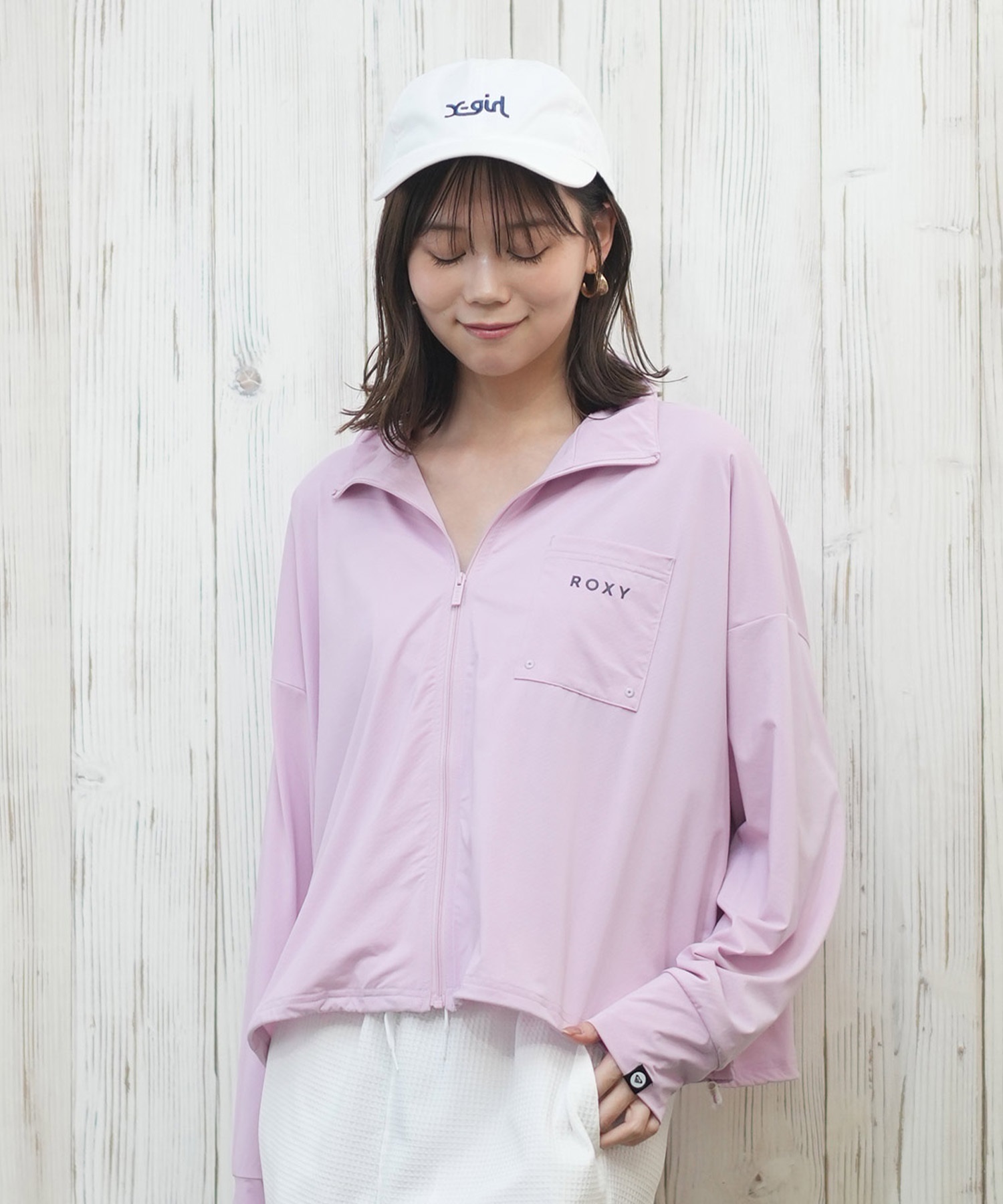 ROXY ロキシー 水着 レディース ラッシュガード ジップアップ