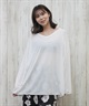 ROXY ロキシー 水着 レディース ラッシュガード 長袖 Tシャツ ロンT Vネック カットソー 水陸両用 UVカット TIDAL CREST RLY251050(WHT-M)