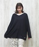 ROXY ロキシー 水着 レディース ラッシュガード 長袖 Tシャツ ロンT Vネック カットソー 水陸両用 UVカット TIDAL CREST RLY251050(WHT-M)