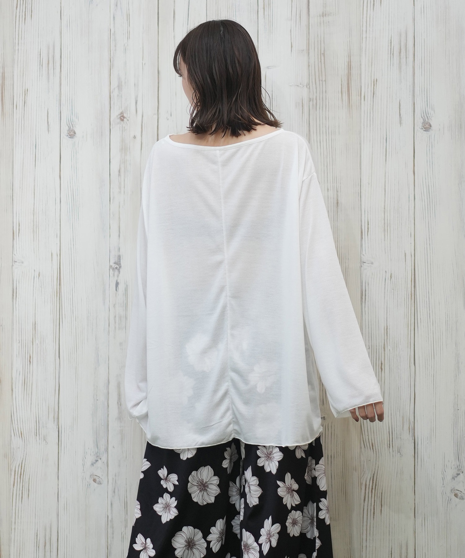 ROXY ロキシー 水着 レディース ラッシュガード 長袖 Tシャツ ロンT Vネック カットソー 水陸両用 UVカット TIDAL CREST RLY251050(WHT-M)