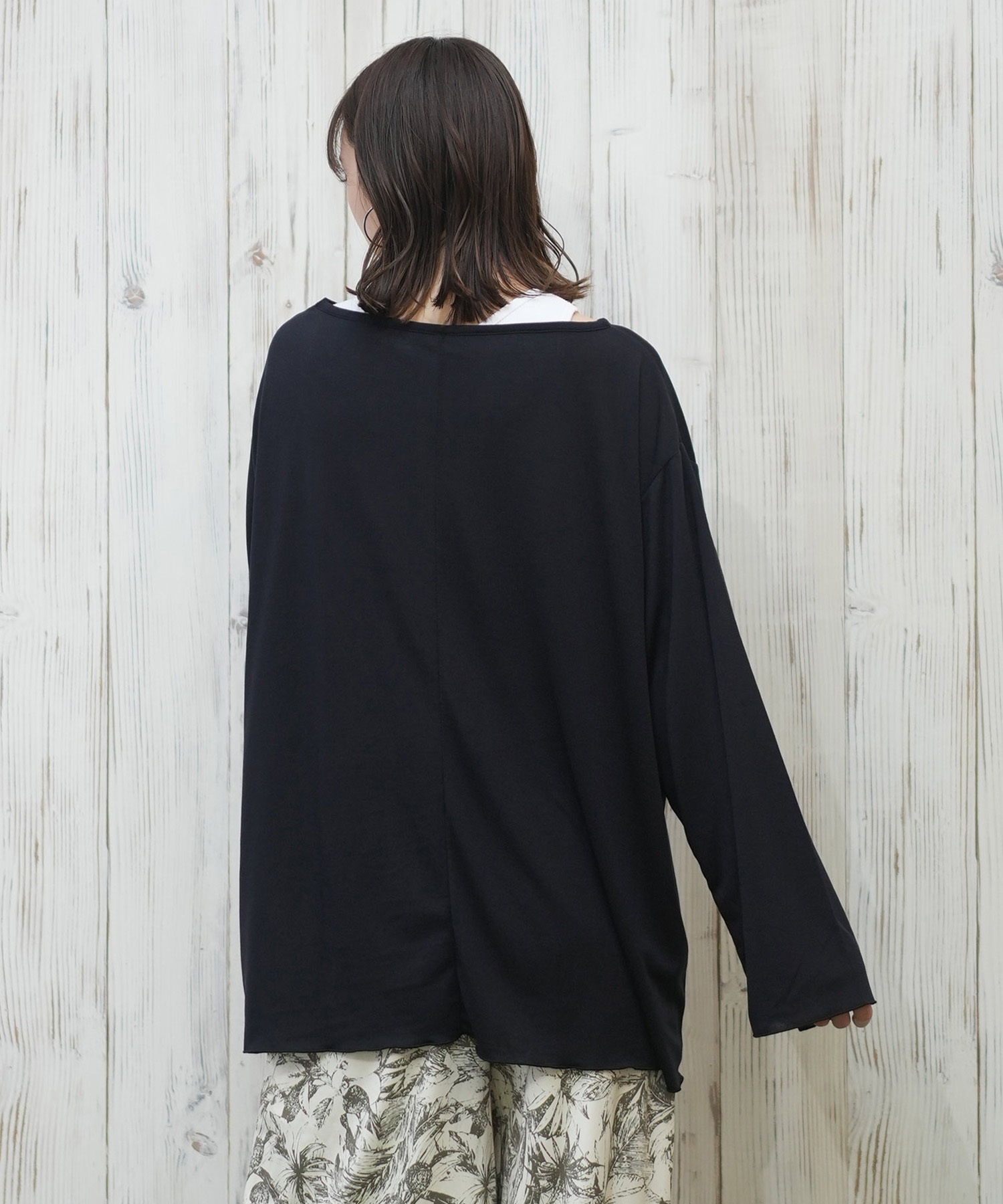 ROXY ロキシー 水着 レディース ラッシュガード 長袖 Tシャツ ロンT Vネック カットソー 水陸両用 UVカット TIDAL CREST RLY251050(WHT-M)
