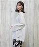ROXY ロキシー 水着 レディース ラッシュガード 長袖 Tシャツ ロンT Vネック カットソー 水陸両用 UVカット TIDAL CREST RLY251050(WHT-M)