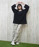 ROXY ロキシー 水着 レディース ラッシュガード 長袖 Tシャツ ロンT Vネック カットソー 水陸両用 UVカット TIDAL CREST RLY251050(WHT-M)