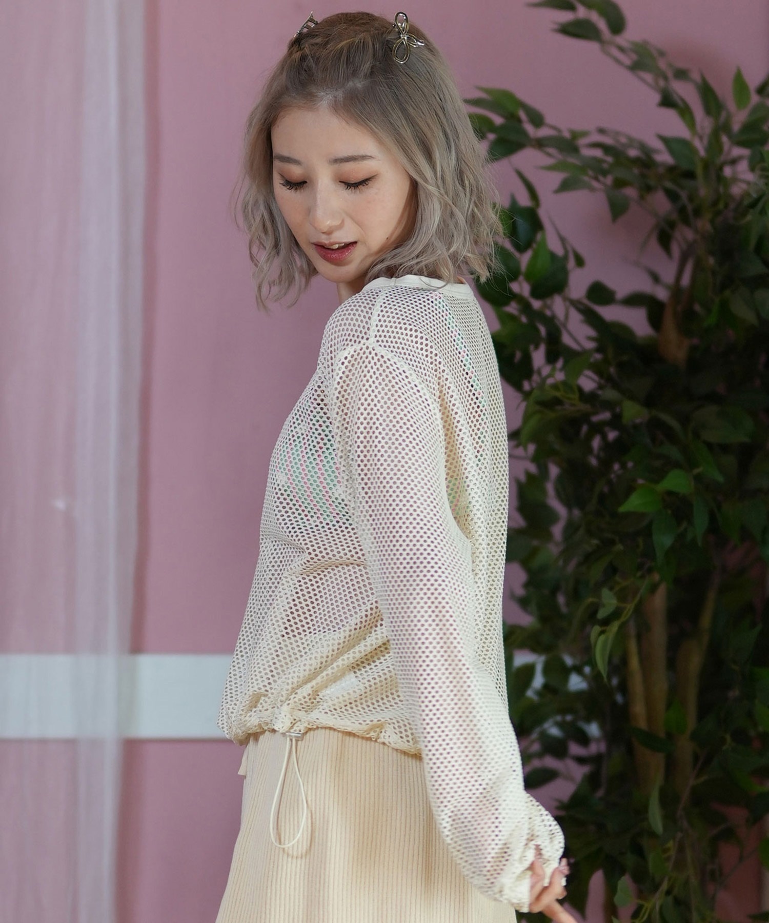 ROXY ロキシー 水着 レディース ラッシュガード 長袖 Tシャツ ロンT