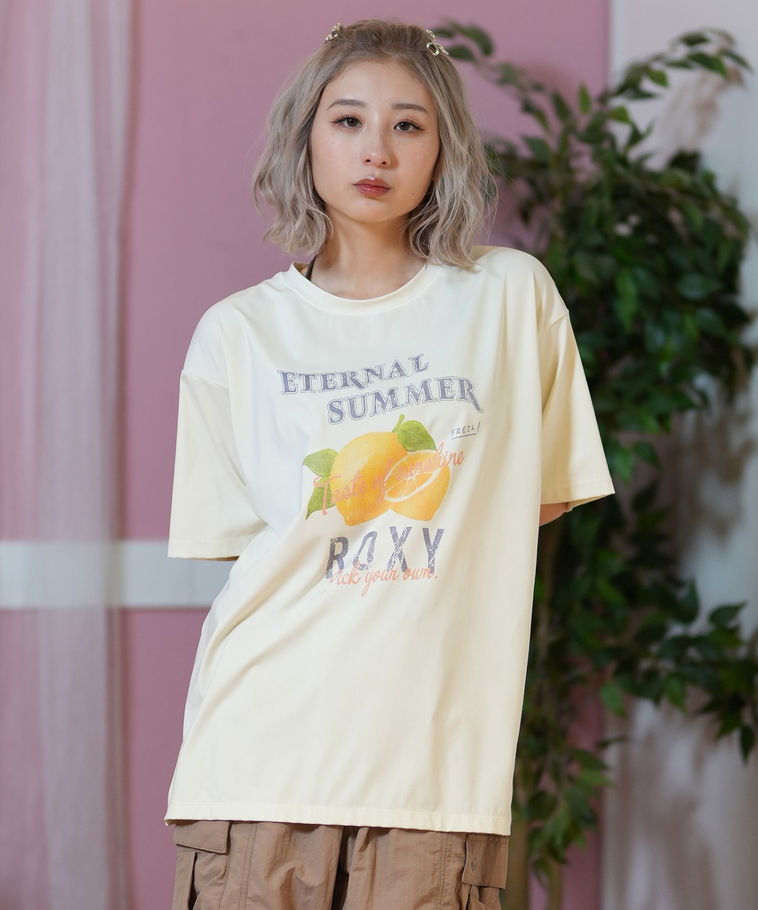 ROXY ロキシー 水着 レディース ラッシュガード 半袖 Tシャツ 水陸両用