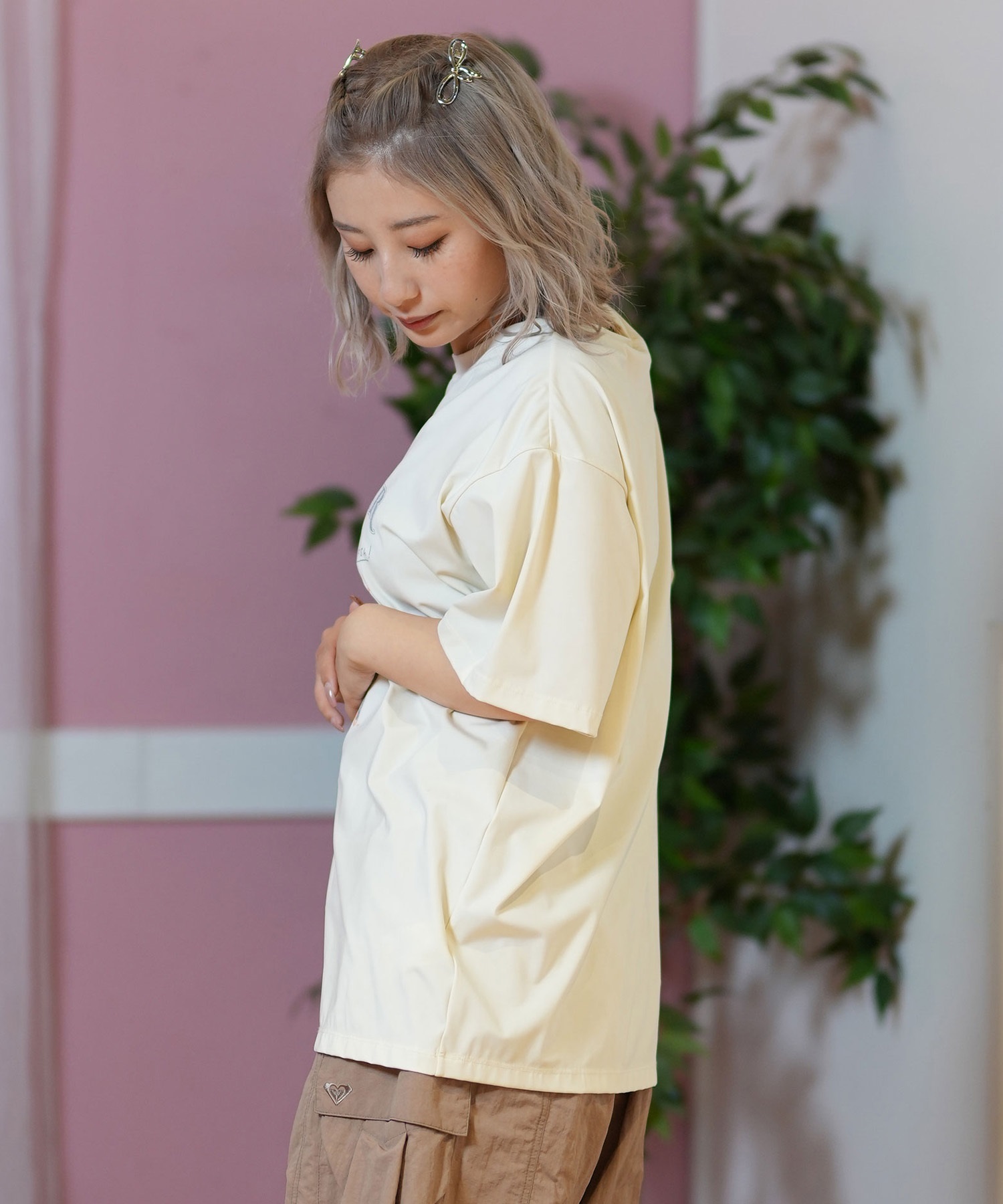 ROXY ロキシー 水着 レディース ラッシュガード 半袖 Tシャツ