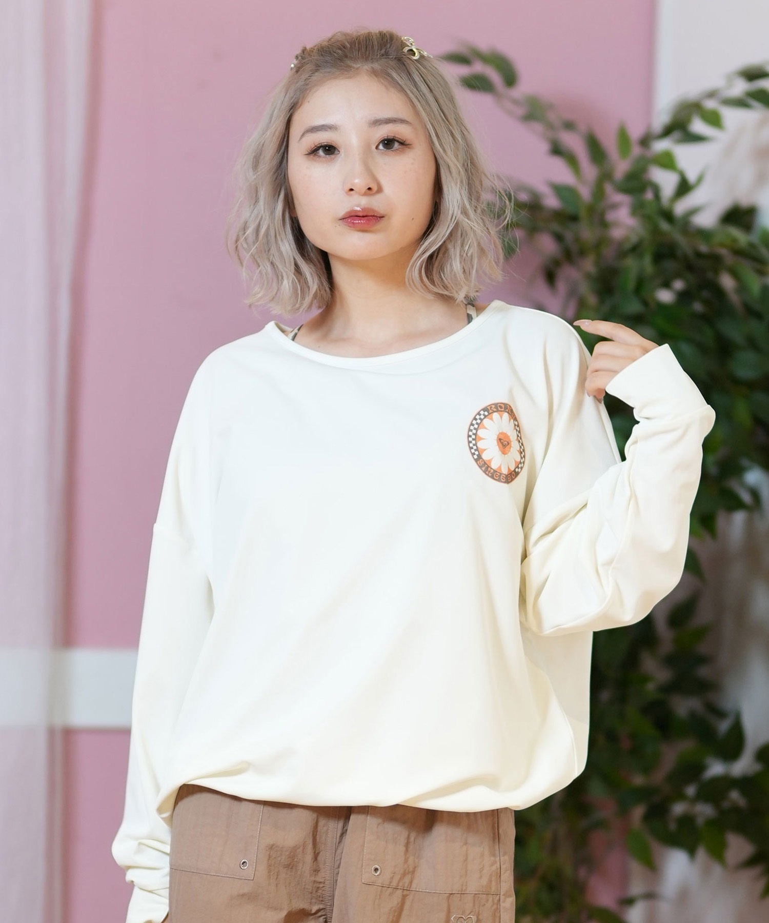ROXY ロキシー 水着 レディース ラッシュガード 長袖 Tシャツ ロンT UV