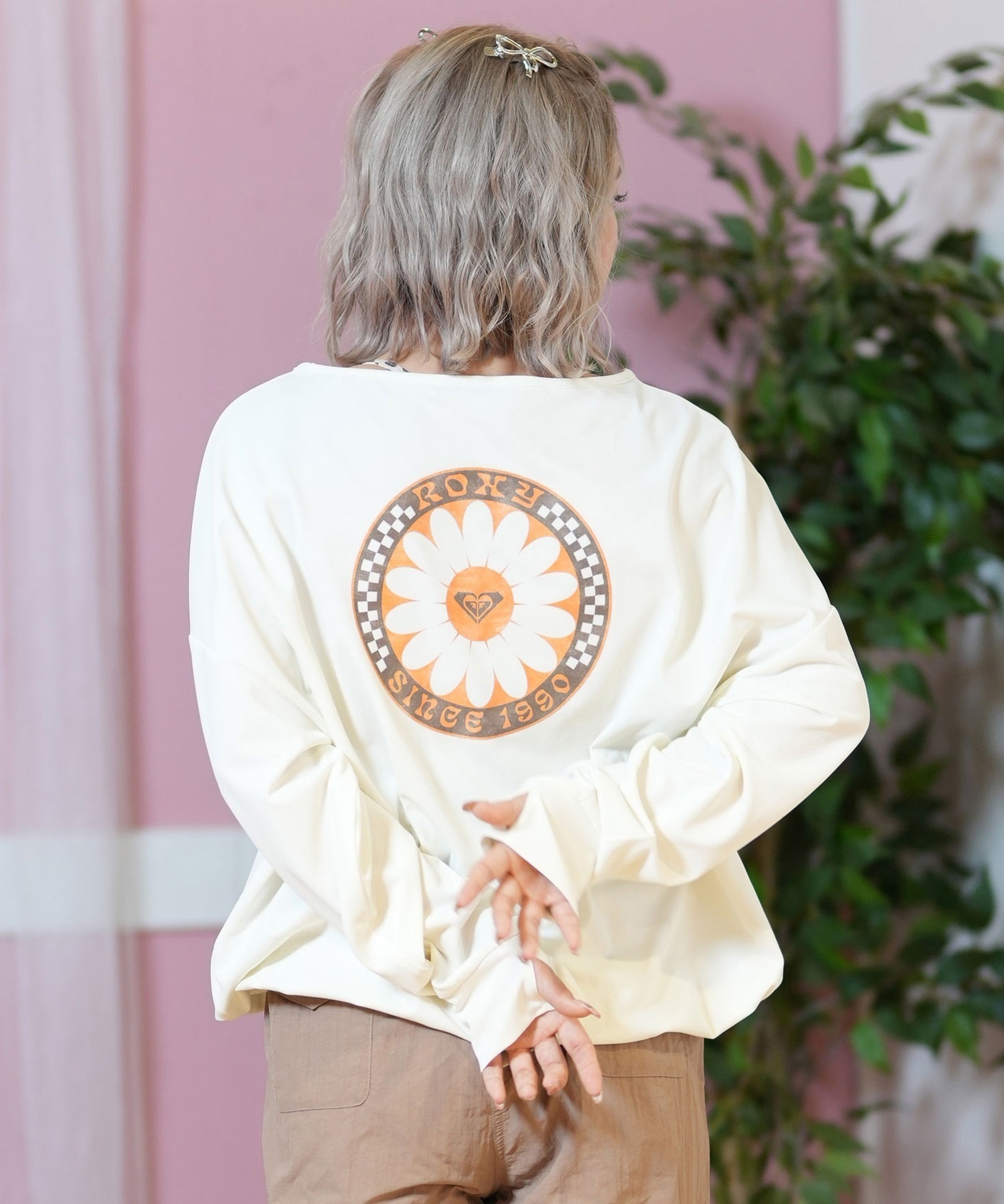 ROXY ロキシー 水着 レディース ラッシュガード 長袖 Tシャツ ロンT UV