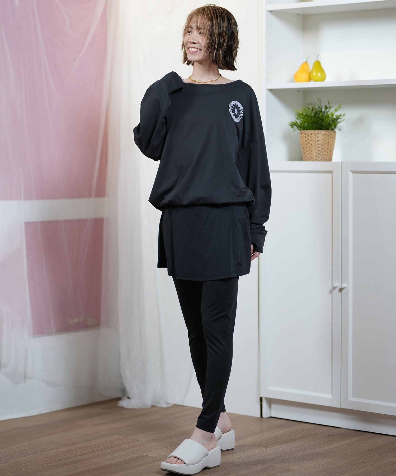 ROXY ロキシー 水着 レディース ラッシュガード 長袖 Tシャツ ロンT UV