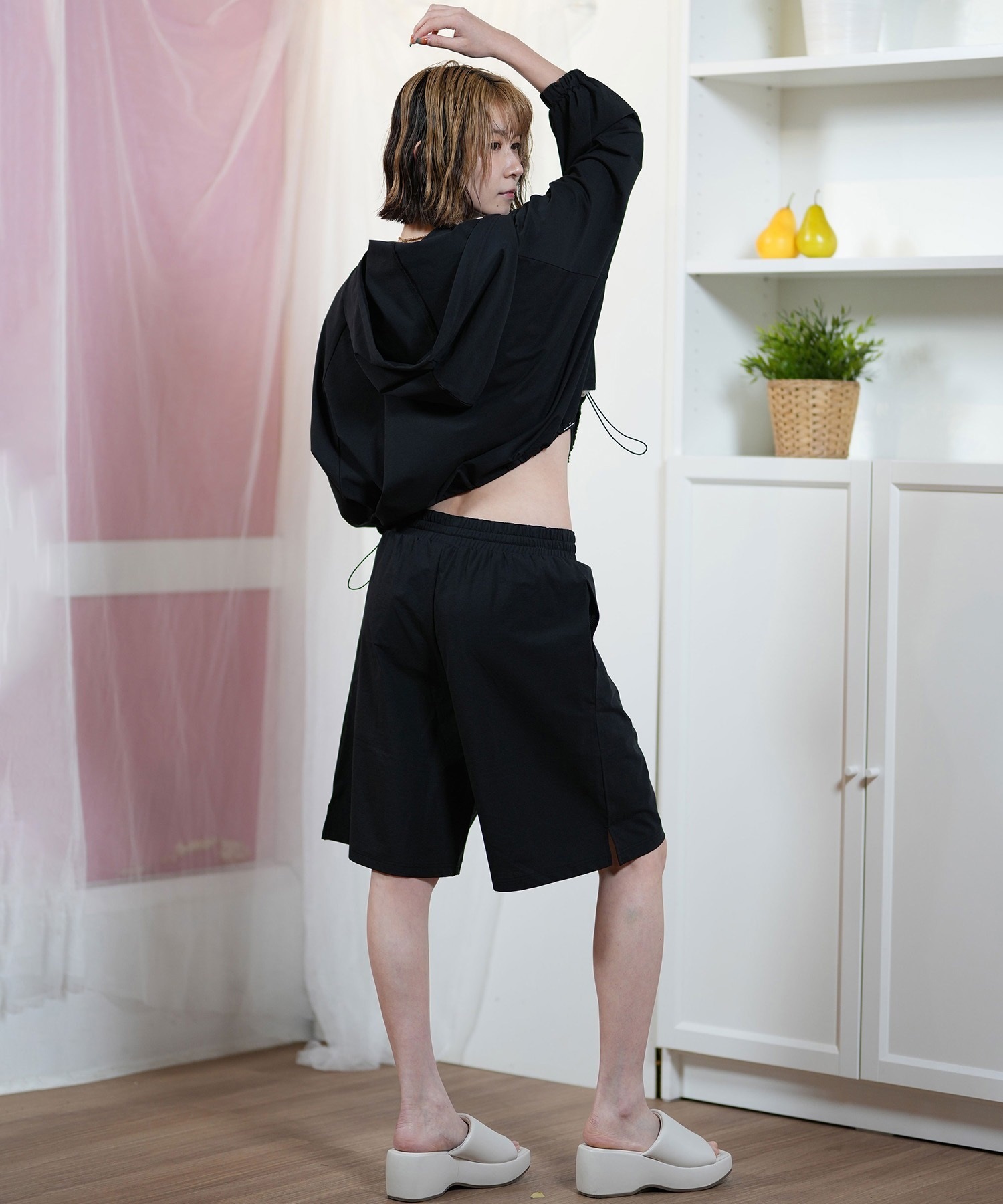 ROXY ロキシー 水着 レディース ラッシュガード ジップアップ パーカー フルジップパーカー ショート丈 レトロサーフ RLY252026(WHT-M)