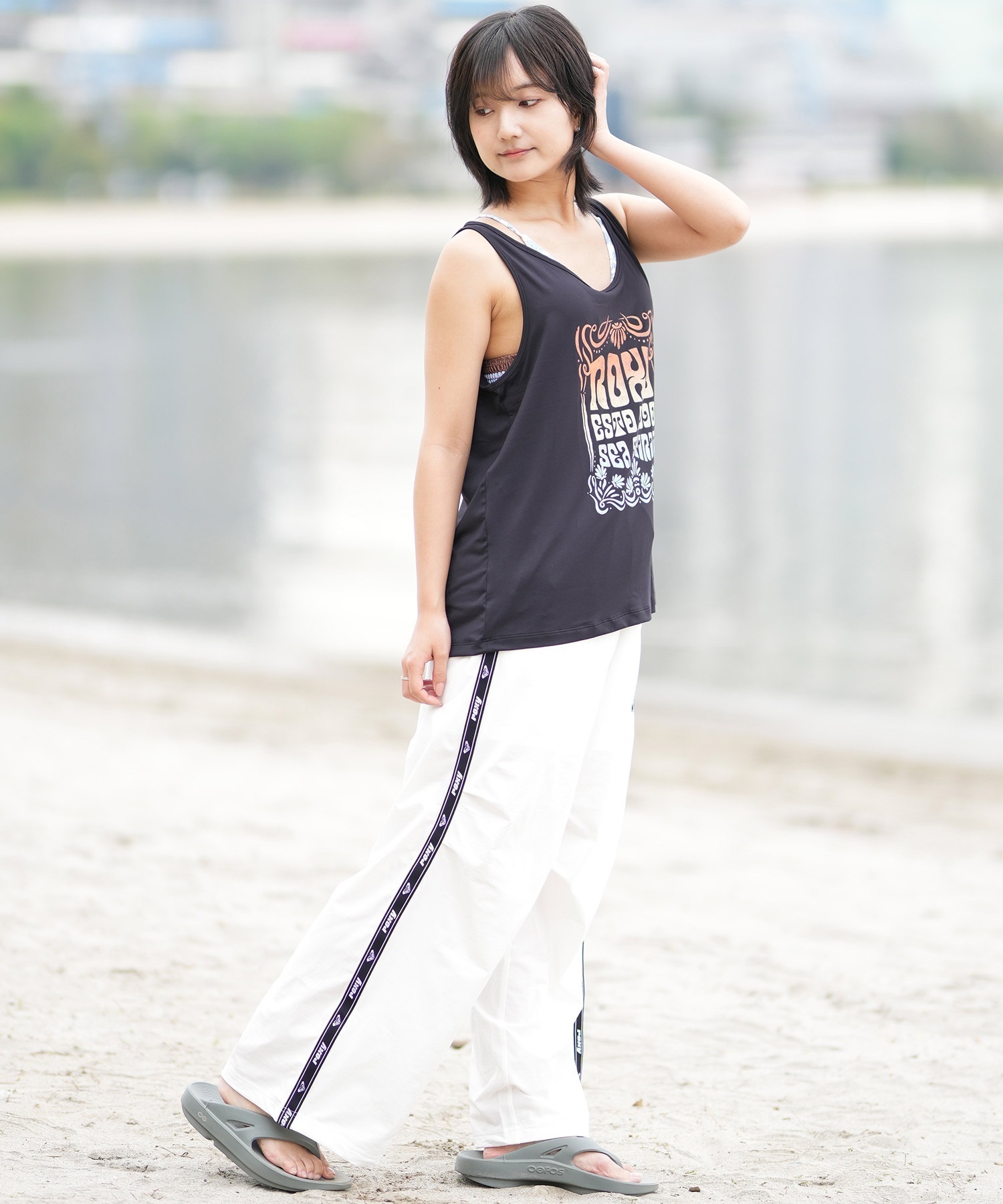 タンクトップ ノースリーブ ROXY/ロキシー SEA SPRIT TANK UVケアラッシュガード RLY252622T レディース ROXY タンクトップ ノースリーブ ROXY/ロキシー SEA SPRIT TANK