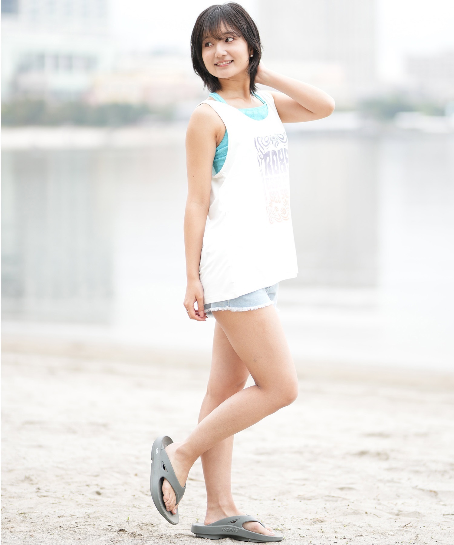 ROXY ロキシー 水着 ラッシュガード タンクトップ レディース UV