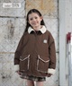 ROXY ロキシー アウター キッズ ジュニア 子供 リバーシブル ナイロン ボア ジャケット 撥水加工 MINI CHEER UP TJK254090(BRN-130cm)