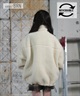 ROXY ロキシー アウター キッズ ジュニア 子供 リバーシブル ナイロン ボア ジャケット 撥水加工 MINI CHEER UP TJK254090(BRN-130cm)