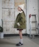 ROXY ロキシー アウター キッズ ジュニア 子供 リバーシブル ナイロン ボア ジャケット 撥水加工 MINI CHEER UP TJK254090(BRN-130cm)