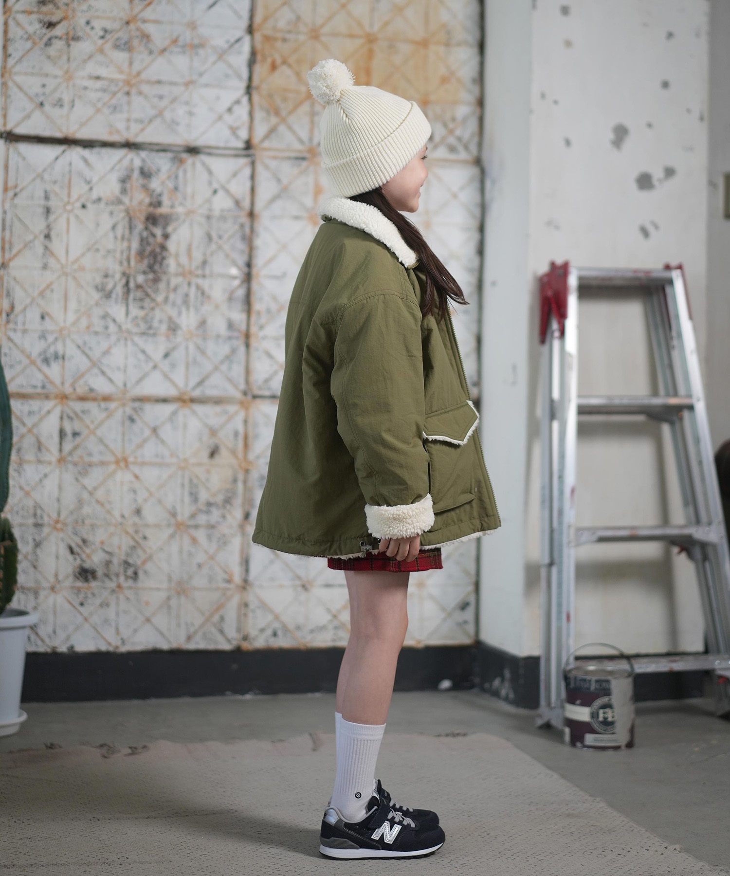 ROXY ロキシー アウター キッズ ジュニア 子供 リバーシブル ナイロン