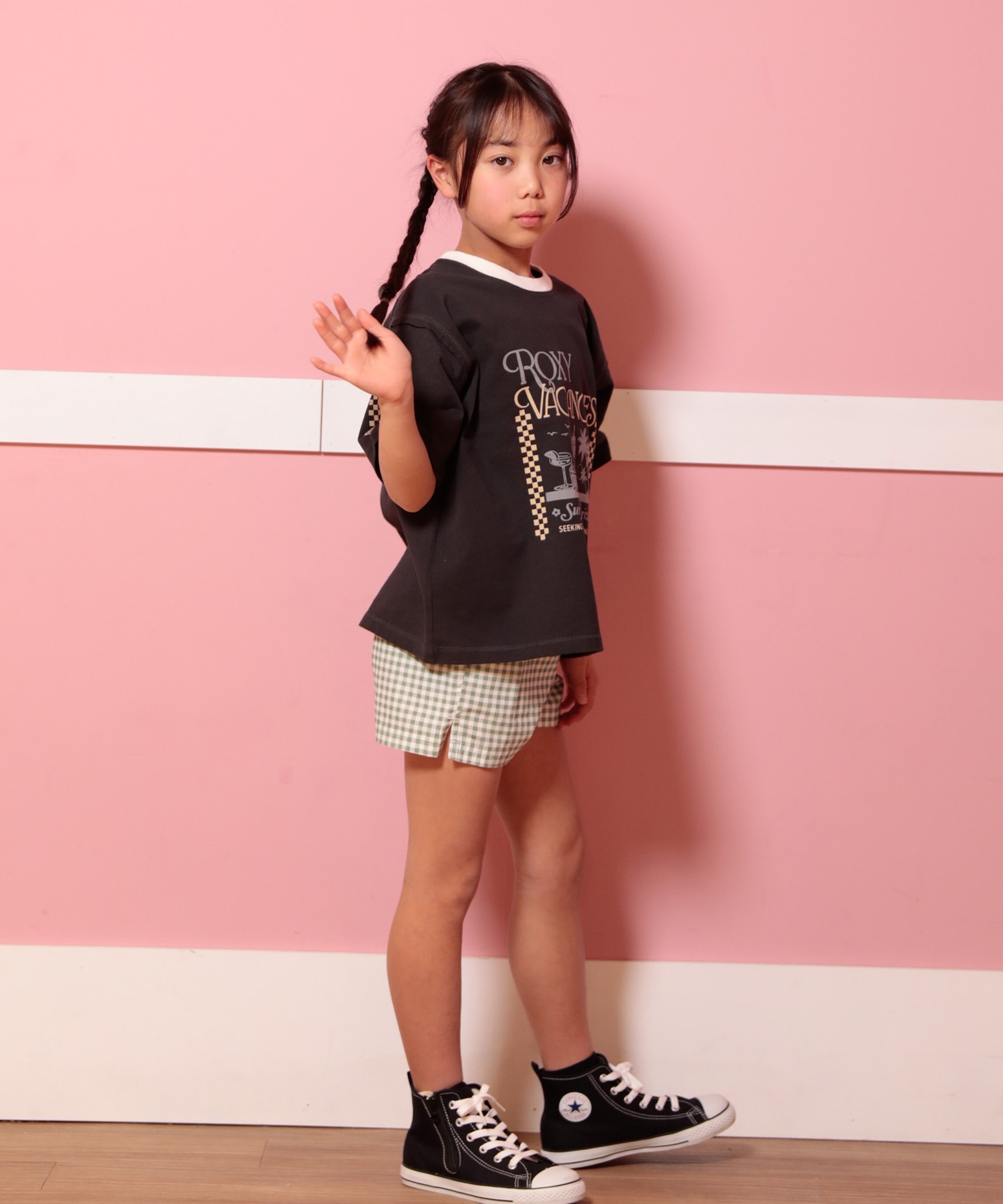 ROXY ロキシー 半袖 Tシャツ キッズ ジュニア MINI SEEKING MORE