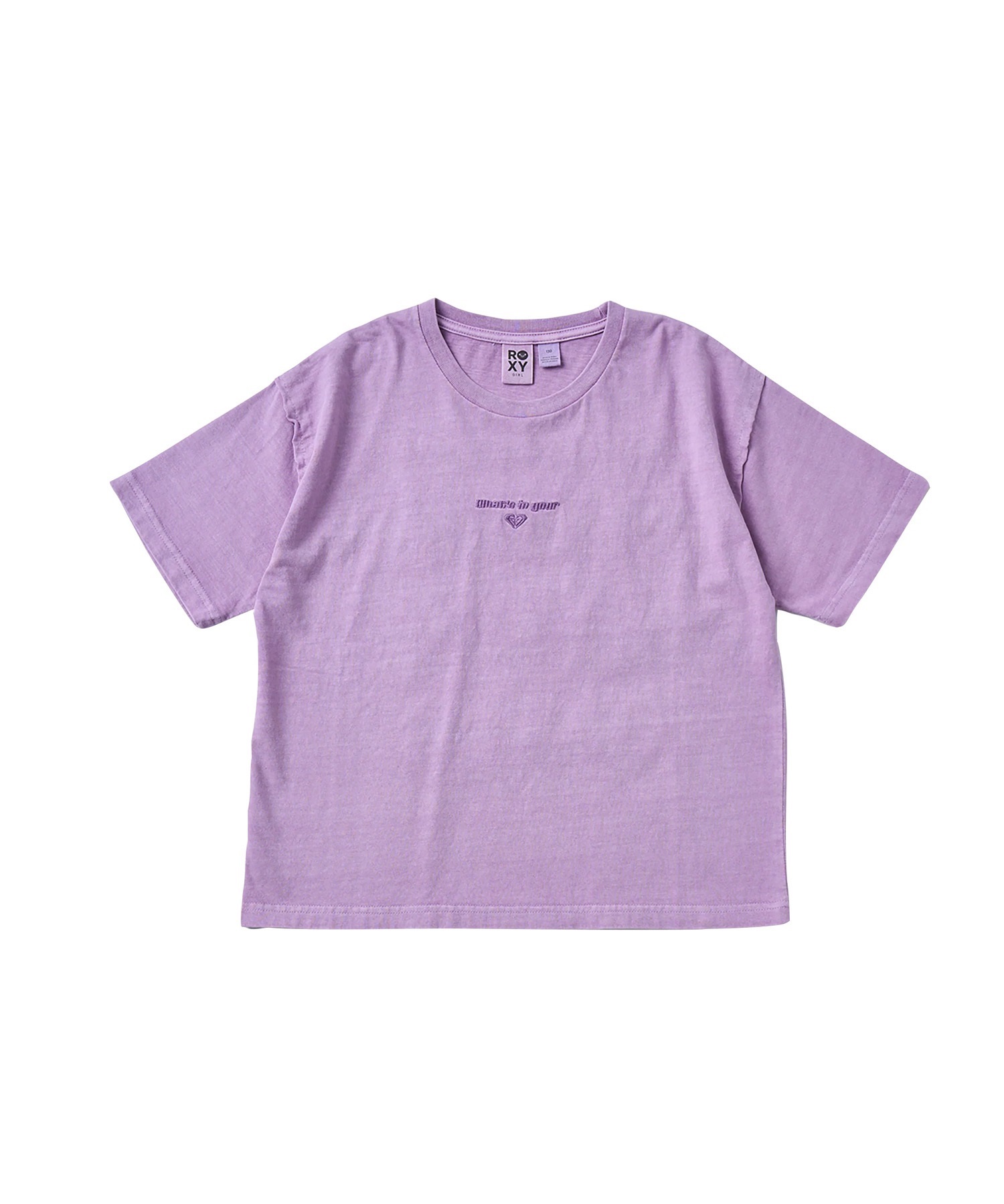 ROXY ロキシー 半袖 Tシャツ キッズ ジュニア 子供 刺しゅう 花