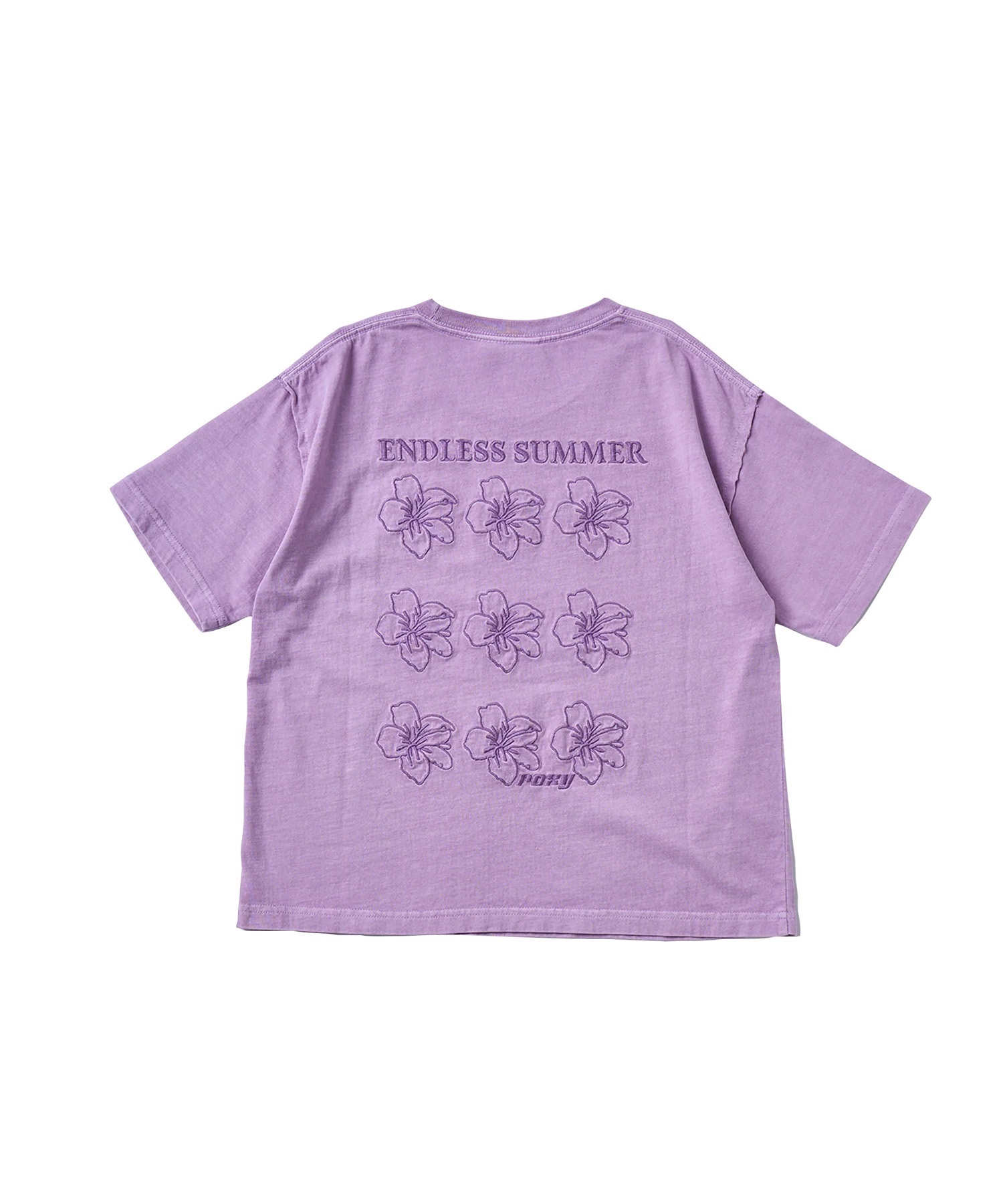 ROXY ロキシー 半袖 Tシャツ キッズ ジュニア 子供 刺しゅう 花